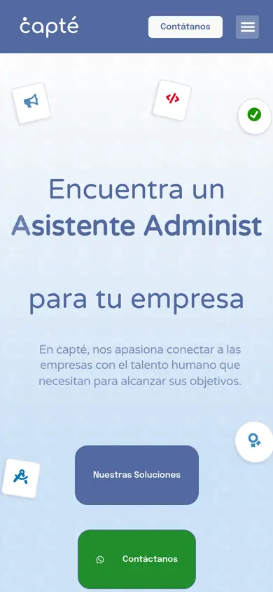 Captura móvil de capte.com.do