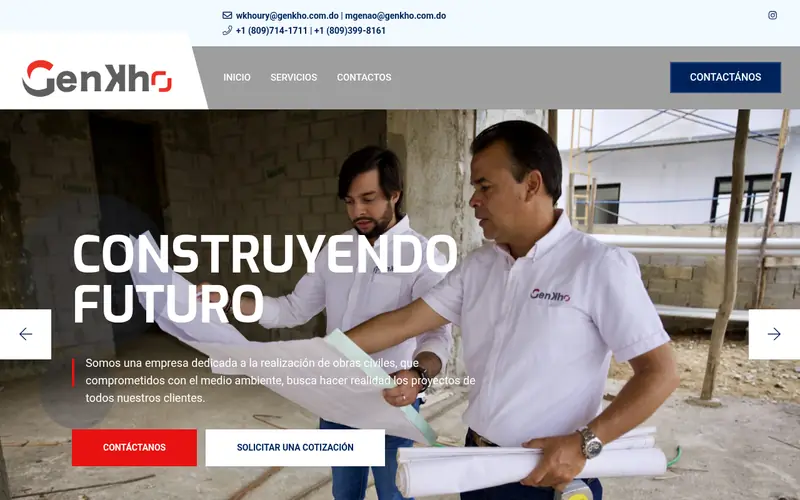 Captura de escritorio de genkho.com.do