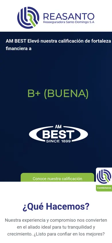 Captura móvil de reasanto.com